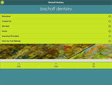 Tablet Screenshot of bischoffdentistry.com